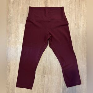 Lululemon align crops size 8